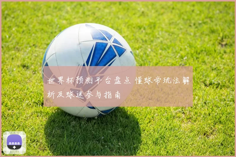 世界杯预测平台盘点 懂球帝玩法解析及球迷参与指南